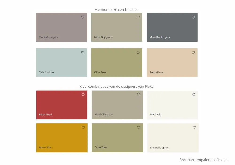 flexa olijfgroen kleurenpalet-image